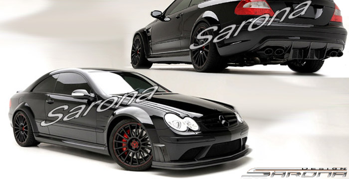 Custom Mercedes CLK  Coupe Body Kit (2003 - 2009) - $6900.00 (Manufacturer Sarona, Part #MB-063-KT)